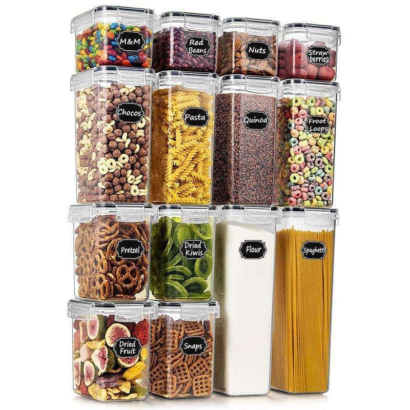 Product Image for 14-pack Mat Förvaring - Lufttäta Burkar med Lock - Kit