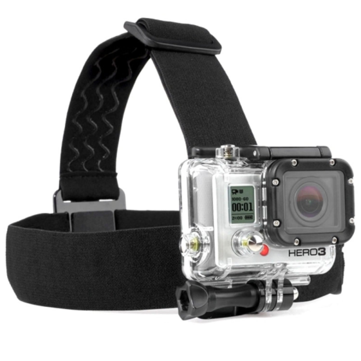 Elastisk hodefeste for GoPro