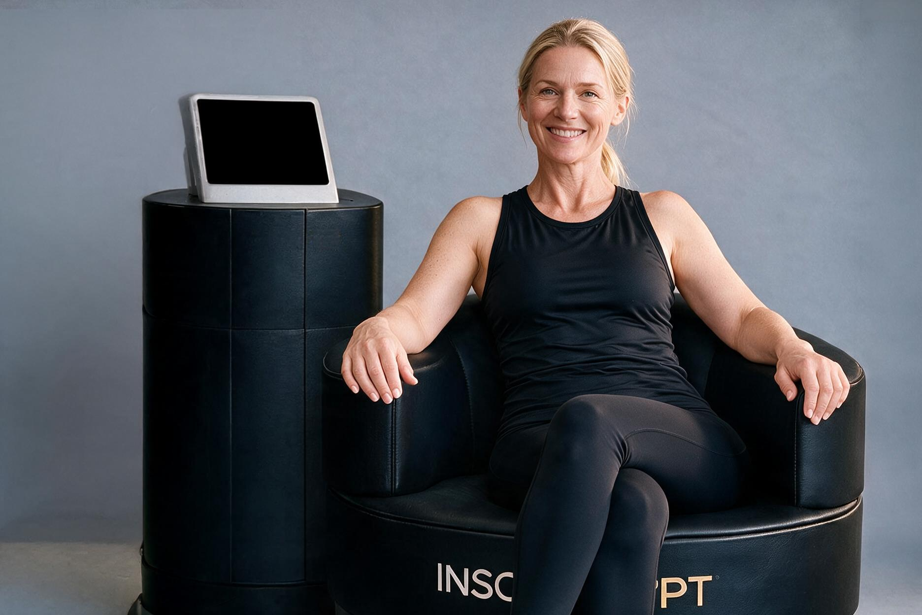 Bäckenbottenträning med Insculpt Chair hos Harmoni i Vasa