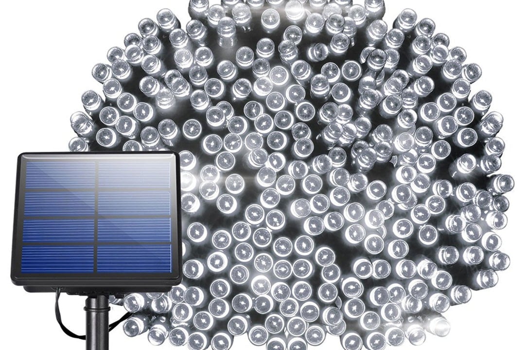 Lysslynge med med solcelle og 100 LED-lys (1 av 7)