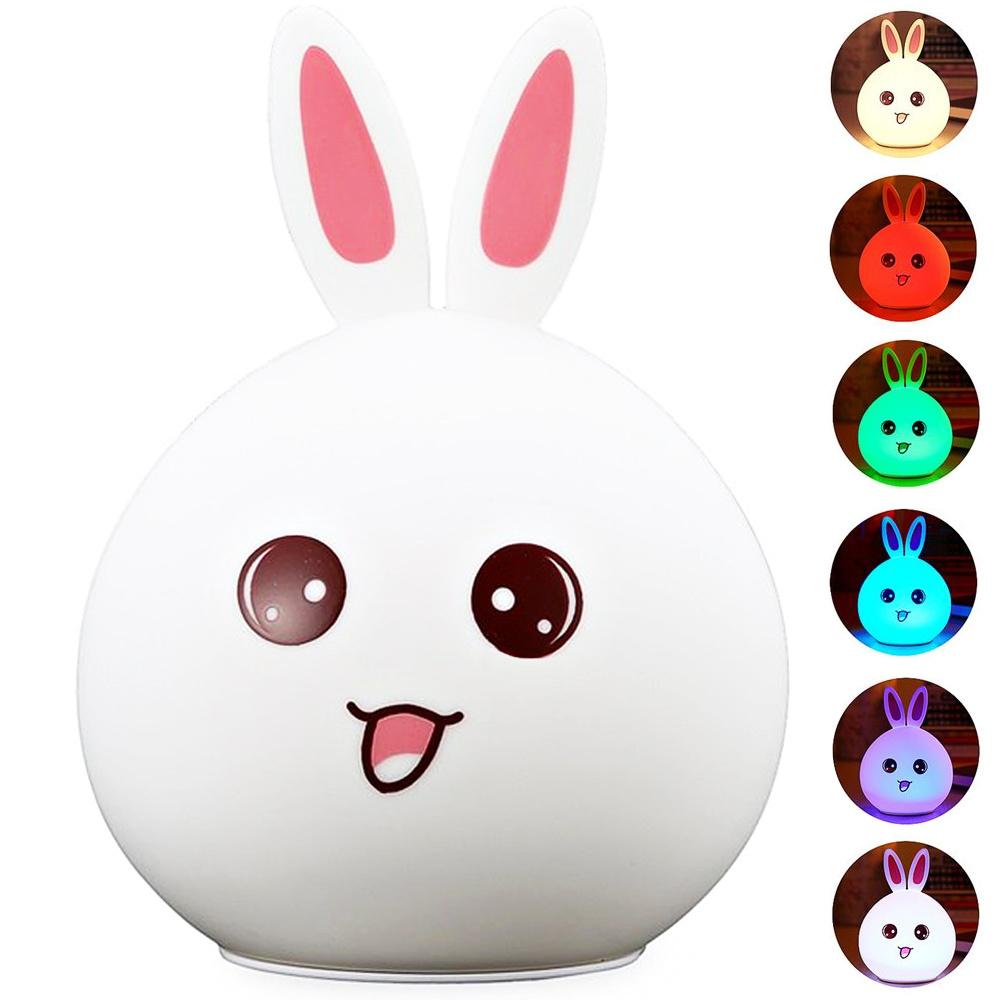 Product Image for Nattlampa Kanin - RGB - Gummi