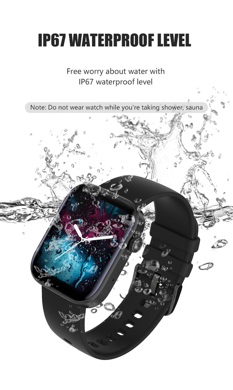 Stilfull 1,8-tums Smartwatch med Avancerade Funktioner (9 av 15)