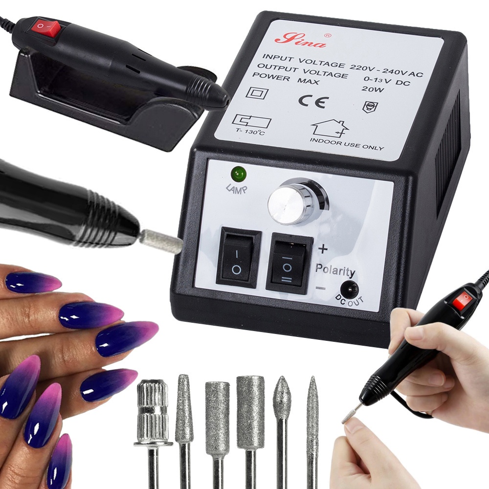 Product Image for Kraftfull Elektrisk Nagelfil med Tillbehör