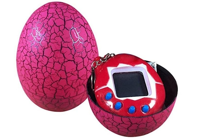 Tamagotchi, Elektroniskt husdjur med tillhörande ägg, Rosa