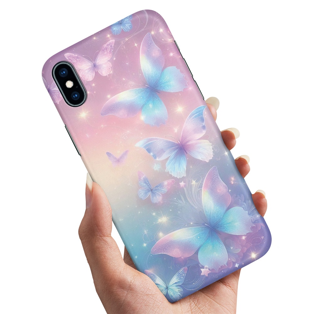 Mobildeksel Butterflies for iPhone X/XS