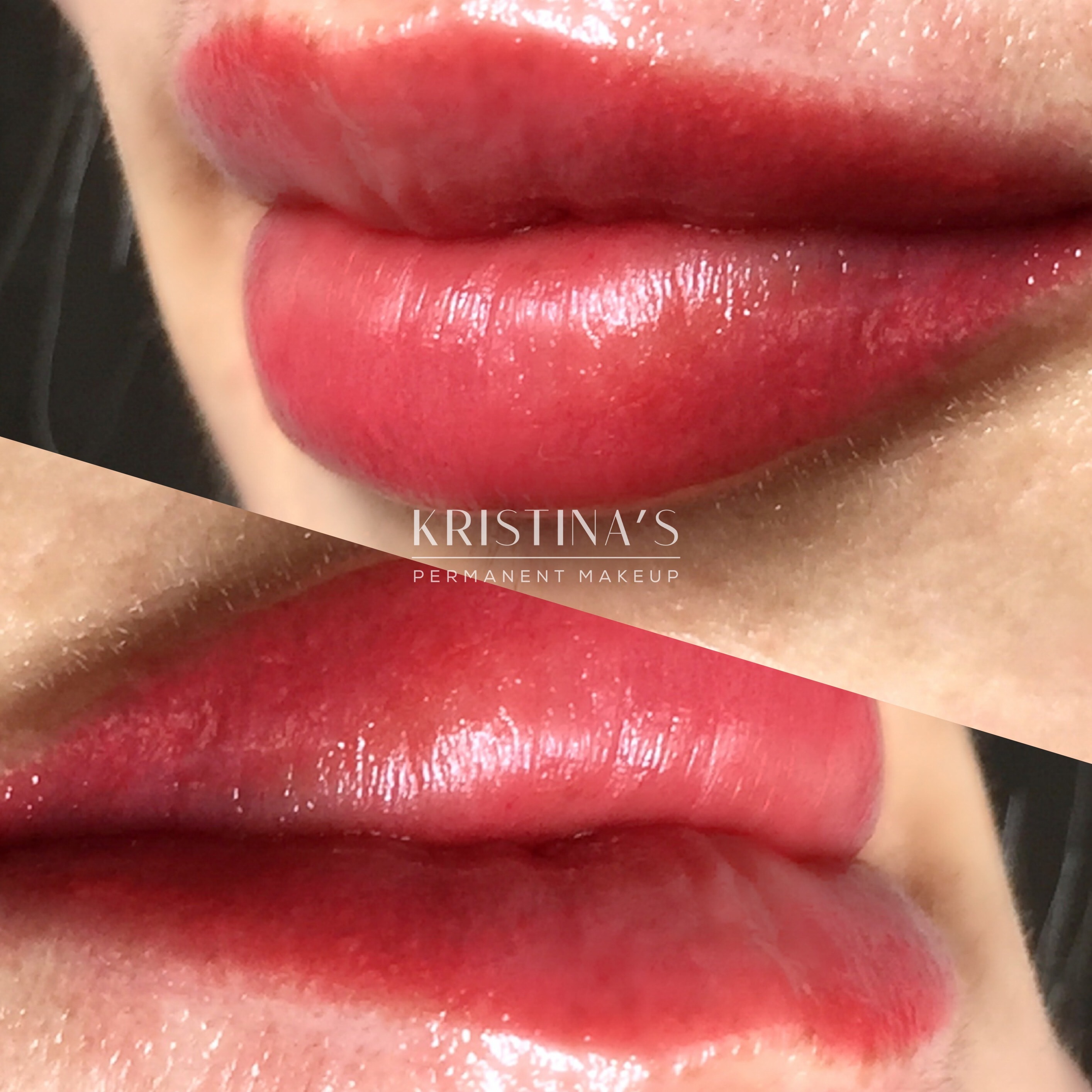 Blush tatovering på leppene hos Kristinas permanent makeup (8 av 13)