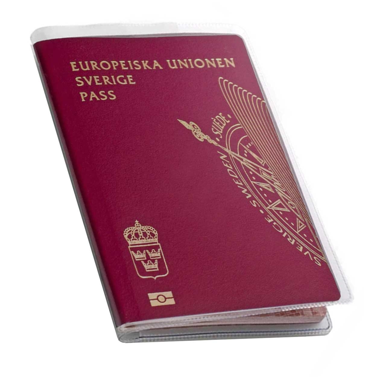 Genomskinligt Passfodral Passhållare