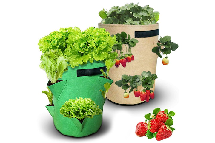 Odlingssäck för grönsaker och blommor 2-pack