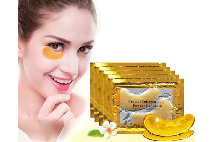 Crystal Collagen Gold øyemaske 5-pakning