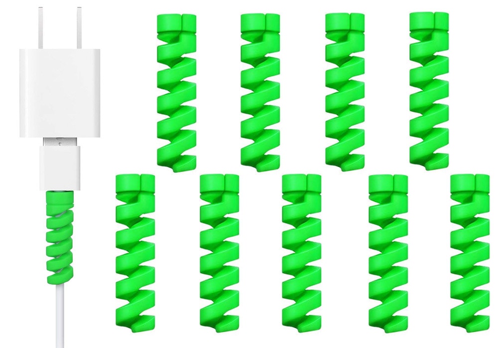 10-pakning spiral kabeldeksel - lader (4 av 9)