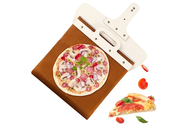 Pizzaspade med skyvende non-stick funksjon
