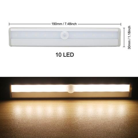 LED PIR bevegelsessensor-lys (1 av 11) (2 av 11)