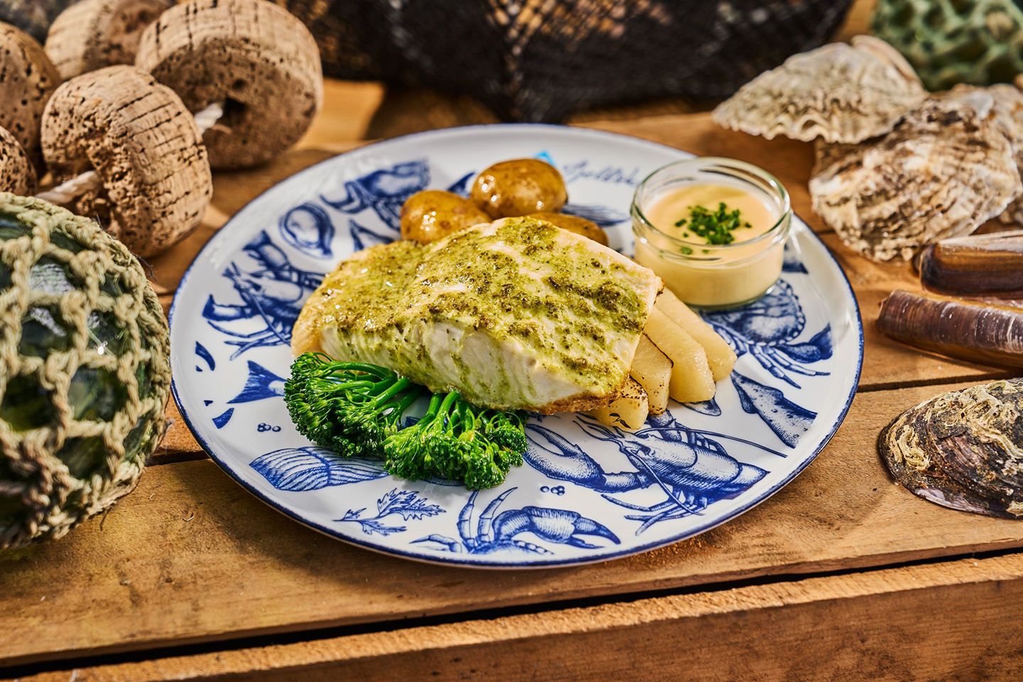 3-retters fiskemeny for 1-8 personer hos Fjellskål