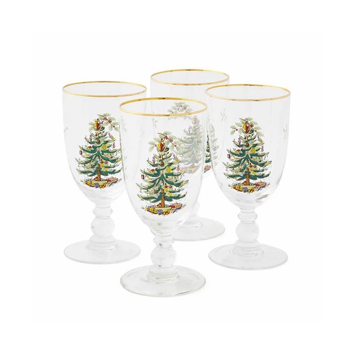 Spode Christmas Tree gobletglas 45 cl 4-pack