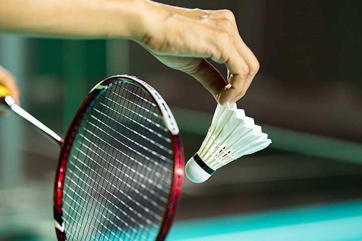 Badmintonbana inkl. hyra av rack, 60 minuter