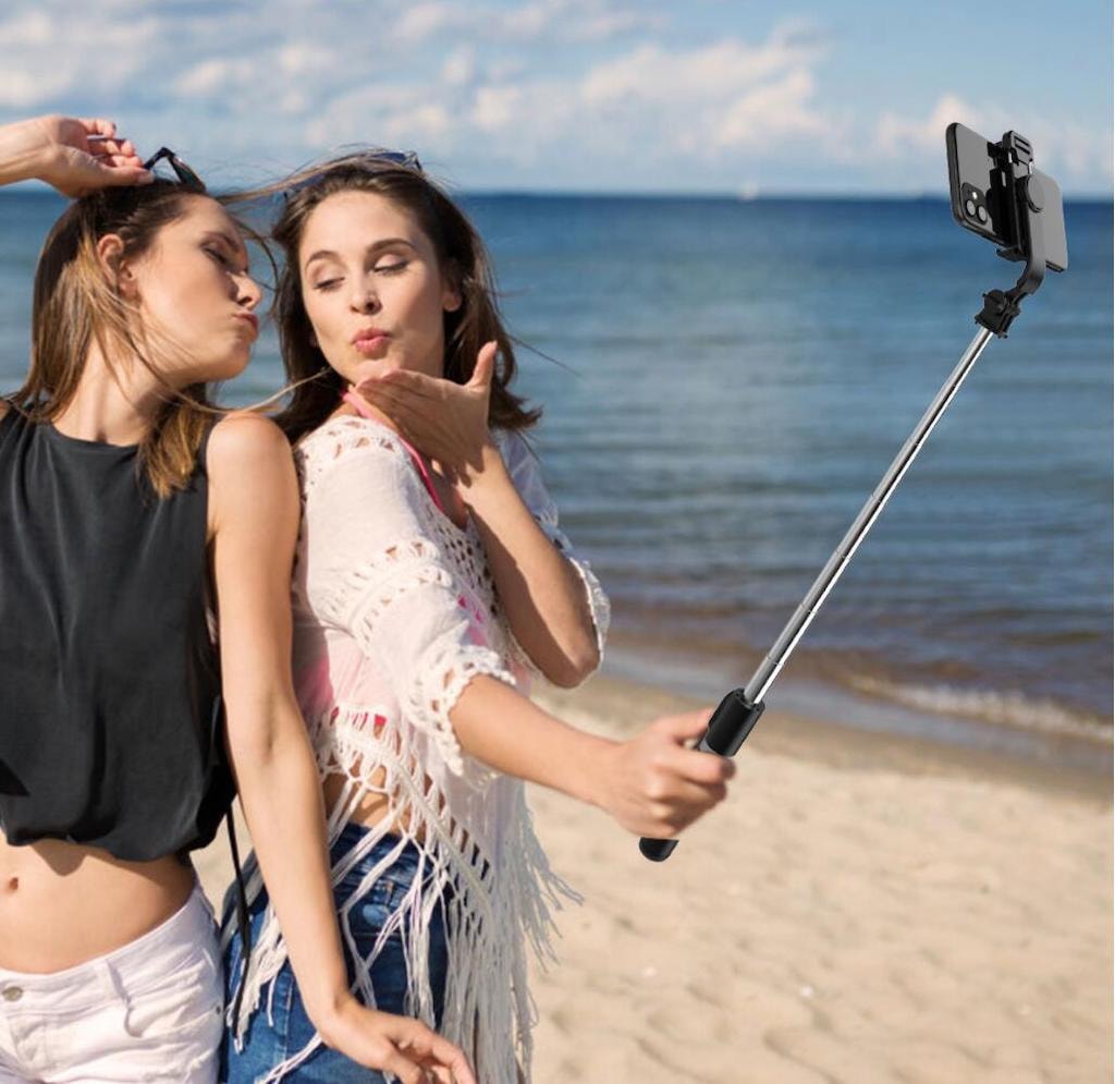 Trådlös Bluetooth Selfie Stång med Ljus (3 av 13)