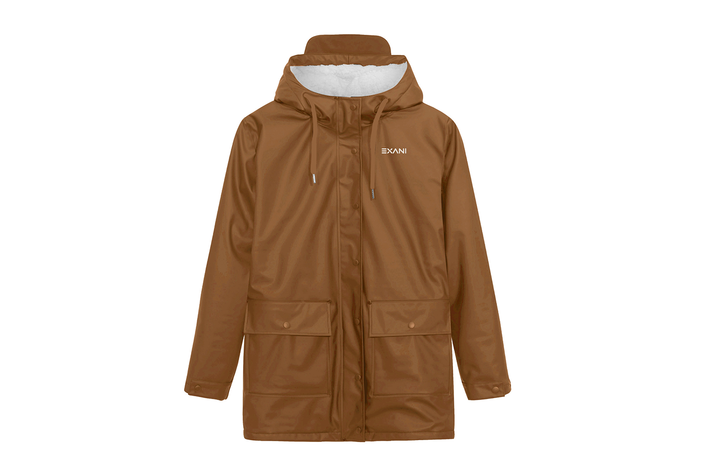 Product Image for Exani - Regnkappa W Fodrad dam, Rostbrun