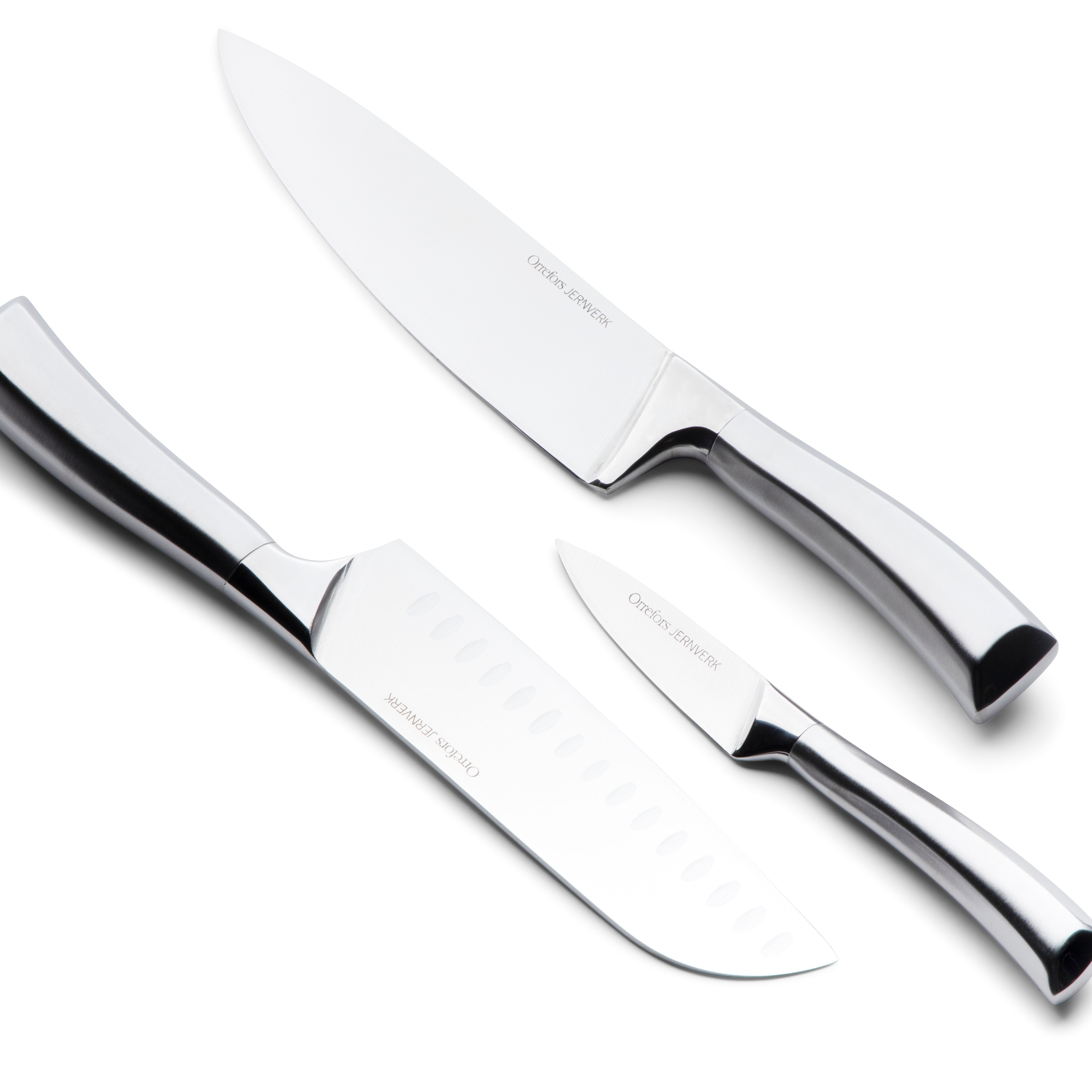 Orrefors Jernverk 3-pack köksknivar (1 av 6) (2 av 6)