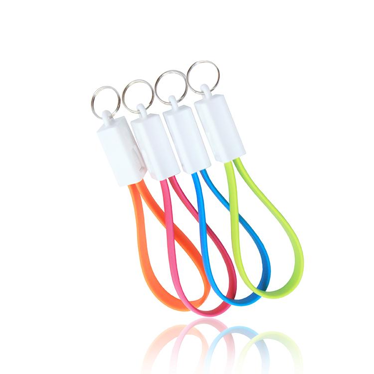 Product Image for 6 PAKKER! Micro USB/Android - lader nøkkelring USB-kabel bærbar!