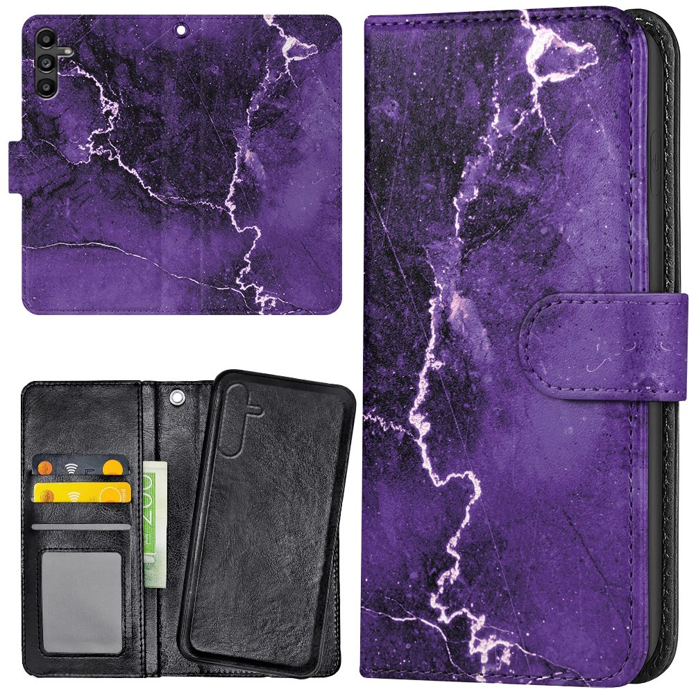 Lommebok Deksel Marmor for Samsung Galaxy S25