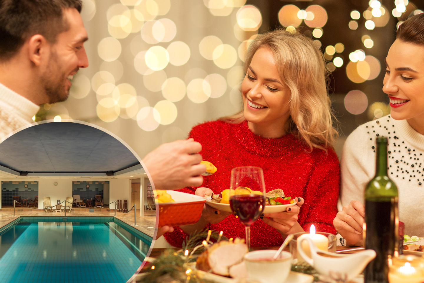 Julbord, boende, relax, och frukost för 2 på Billingehus Let’s deal