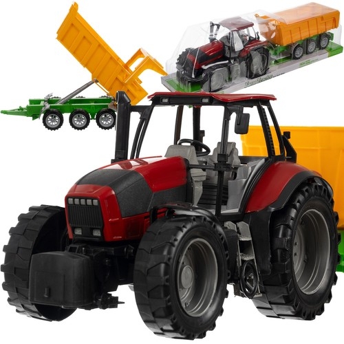 Product Image for Traktor med släpvagn för barn