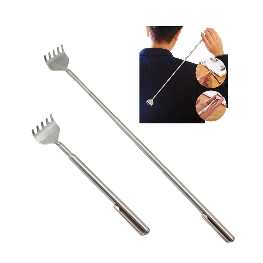 2-pack ihopfällbar Ryggkliare – Kliare för Rygg, Nacke & Ben