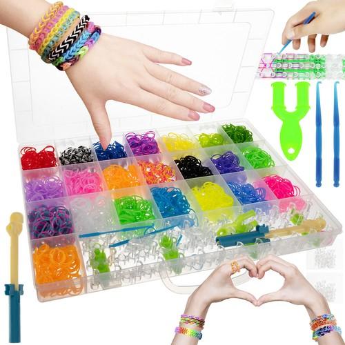 Loom Bands Kit - 4400 stk i 22 farger