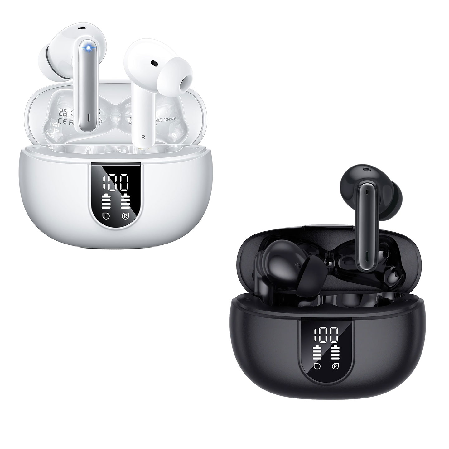 Product Image for Trådløse in-ear-hodetelefoner TWS S68 med etui
