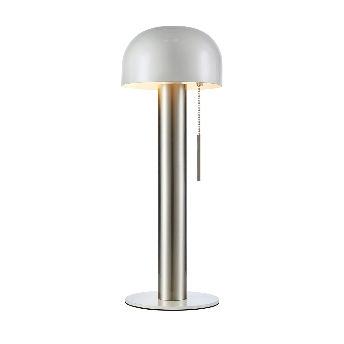 Markslöjd Costa bordslampa 2L nickel/vit