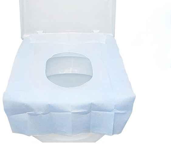Hygieniska Toalettsitsskydd 10-pack Blå (1 av 8)