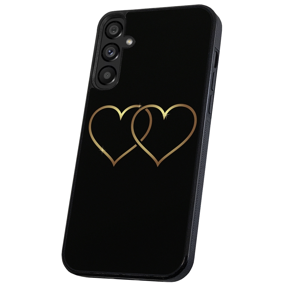 Mobildeksel Double Hearts for Samsung Galaxy S25