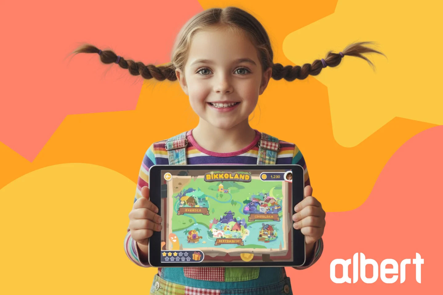 Prova roligt lärande med Albert Juniors appar - gratis till 30 maj