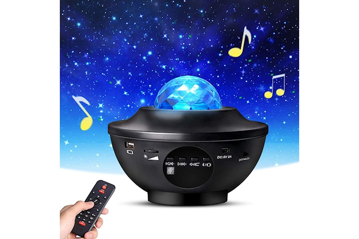 Stjärnprojektor LED - Galaxy Star Projector - Högtalare Bluetooth TikTok
