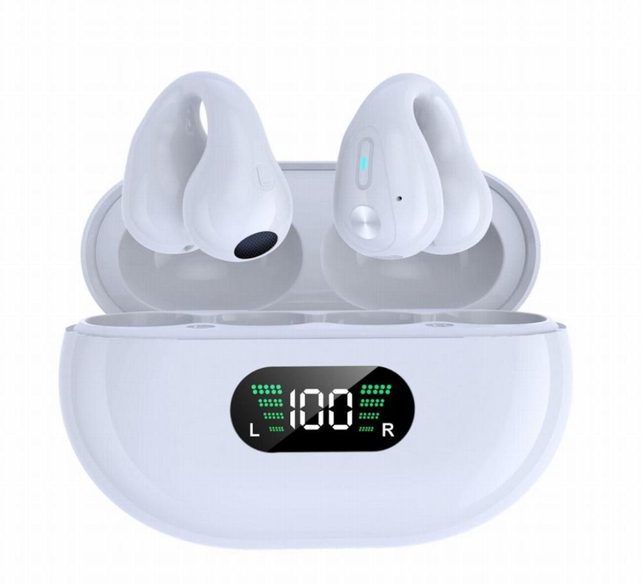 Clip on Bluetooth hörlurar med avancerad ljudteknik (9 av 10)