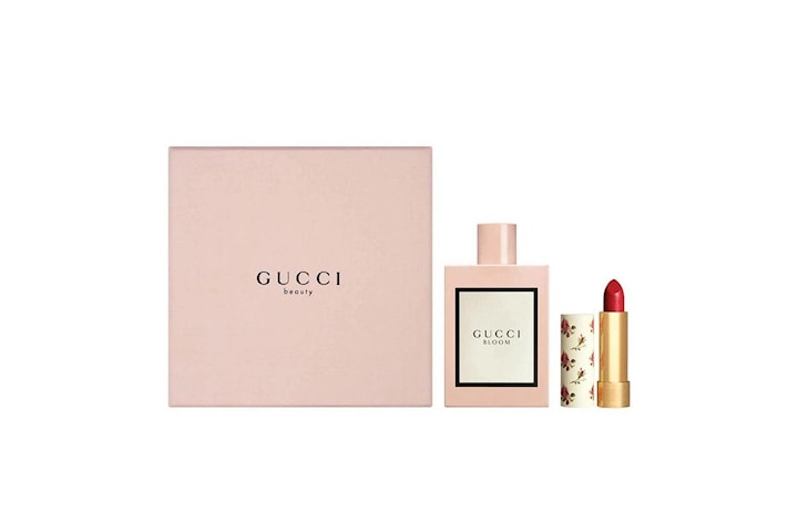 Giftset Gucci Bloom Edp 100ml + Gucci 25 Goldie Red Lipstick