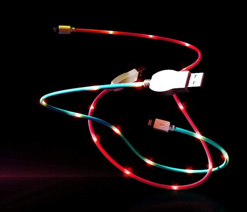 LED-laddningskabel som dansar till musik - USB-C (1 av 7)
