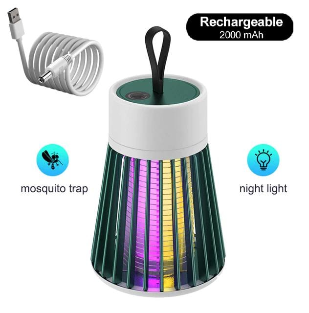 Bärbar antimygg-lampa med UV-ljus (3 av 16)
