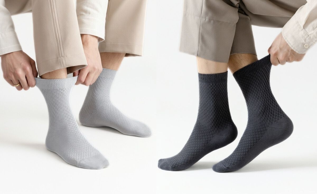 Bambustrumpor för herr - flerpack