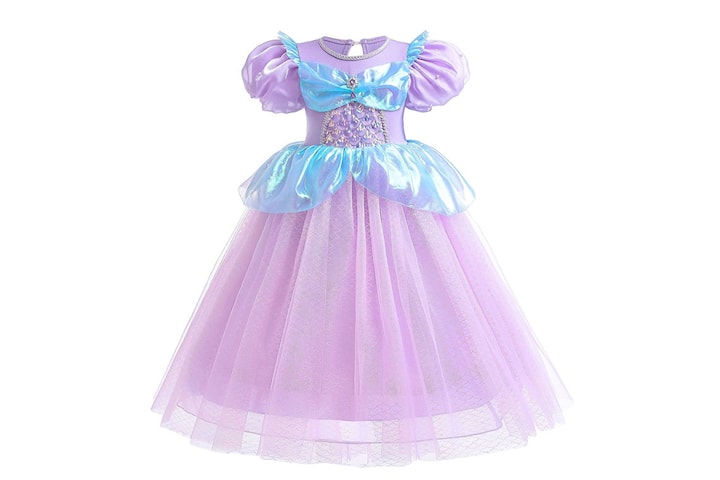 Prinsessklänning med puffärmar barn
