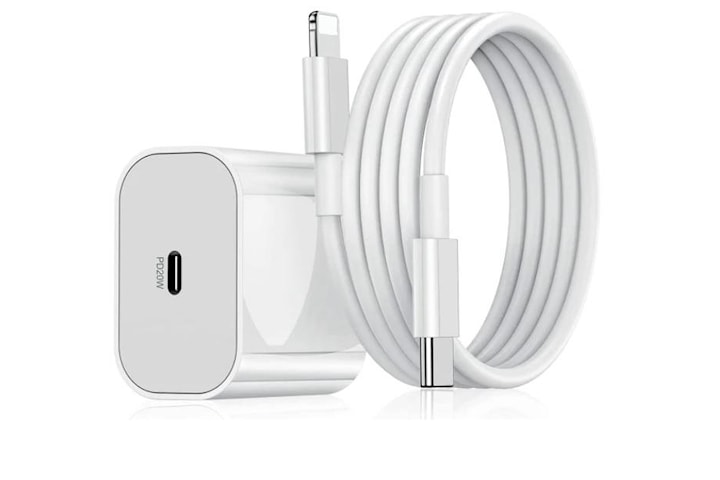 Kompatibel iPhone snabbladdare USB-C strömadapter 20W + 2m Kabel
