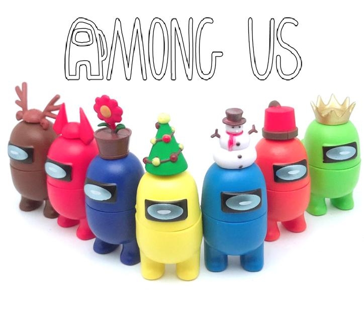 7 Pack Among Us Figurer (8-10CM)