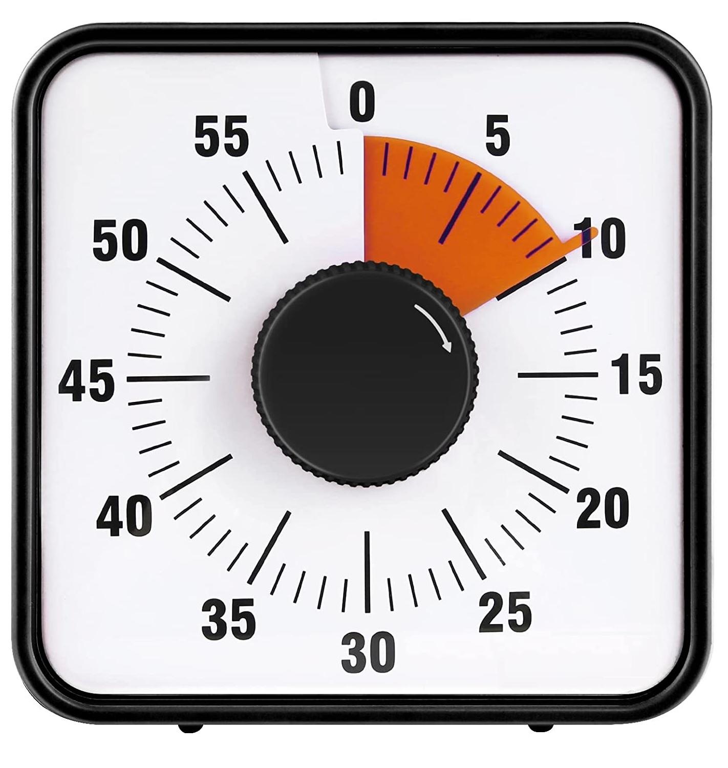 Visuell Timer STOR 60min - klassrum skola för barn 19cm