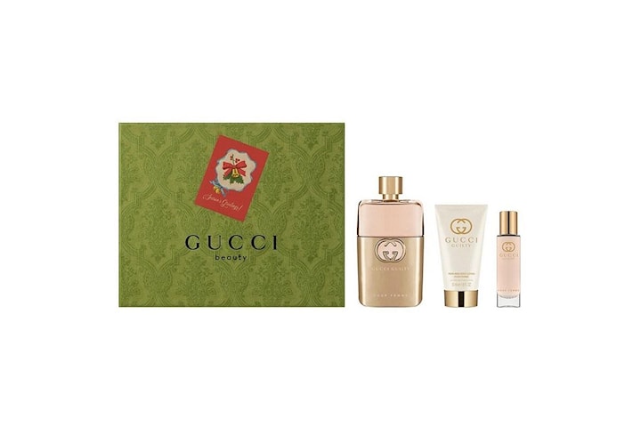 Giftset Gucci Guilty Pour Femme Edp 90ml + Edp 15ml + Body Lotion 50ml