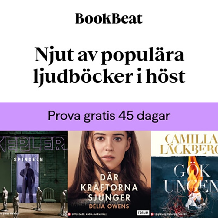 Prova BookBeat gratis i 45 dagar (1 av 4)