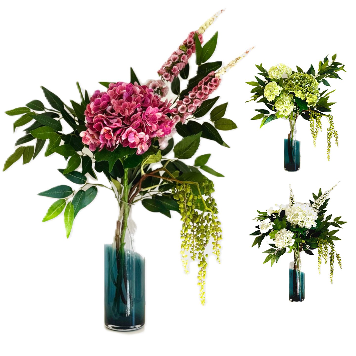 Product Image for Set med konstgjorda hortensiablommor