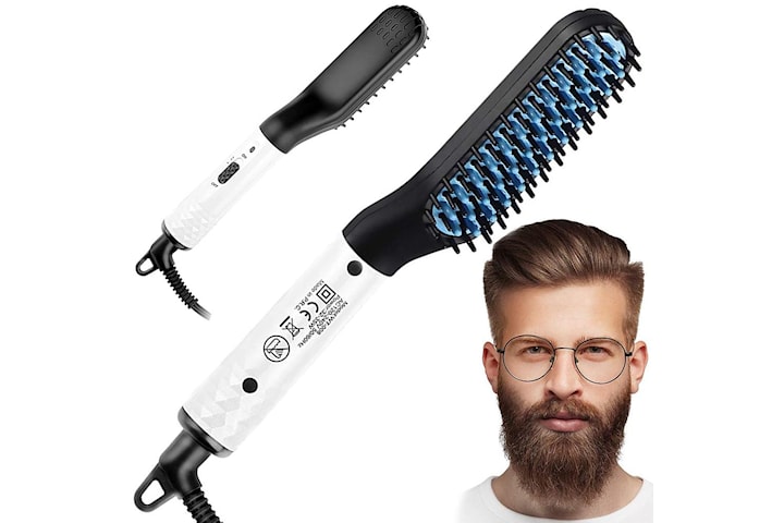 Flat børste for menn - skjegg og hår