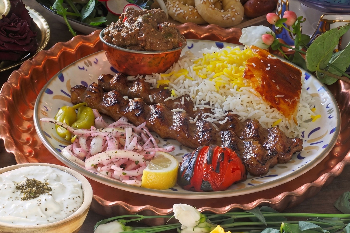 3-rätters persisk middag på Shiraz Restaurant på Kungsgatan