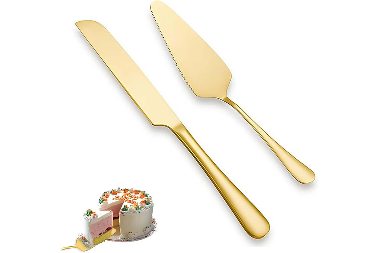 Product Image for Tårtspade och serveringskniv i rostfritt stål