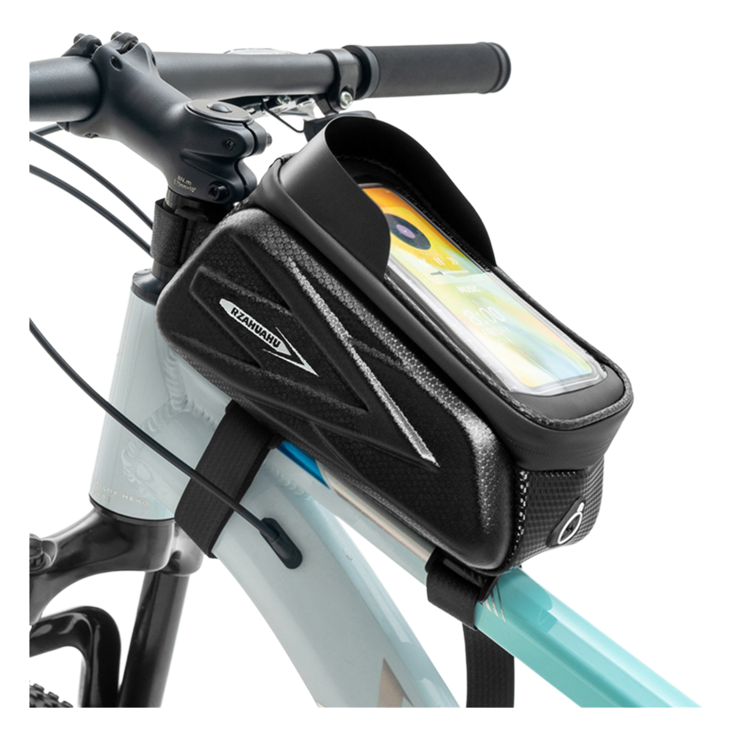 Vattentät cykelväska med touchskärm och regnskydd
